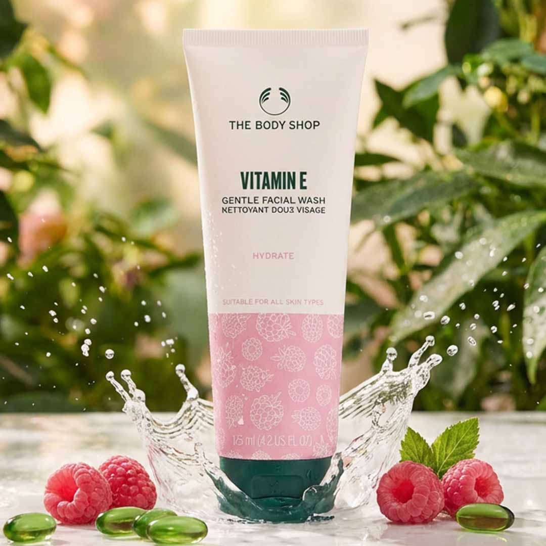 Body Shop Vitamin E Face Wash (New)